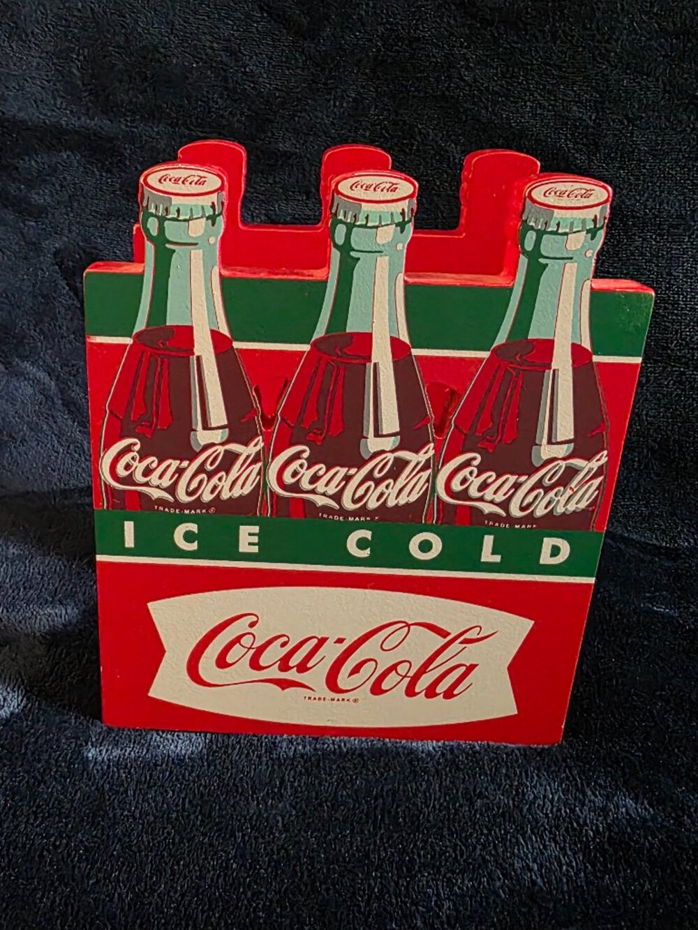 Coca-Cola Wooden Napkin Holder